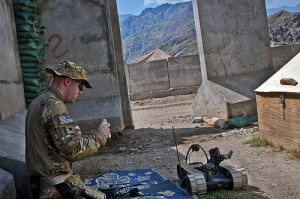 Electronics keep soldiers safe distance from IEDs